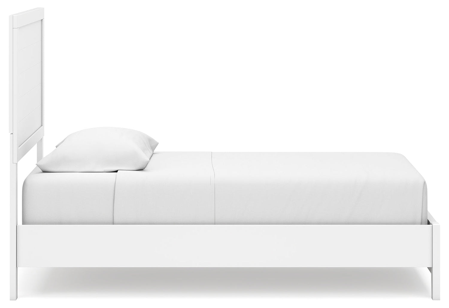 Binterglen Twin Panel Bed with Dresser and Nightstand in White - PKG019195