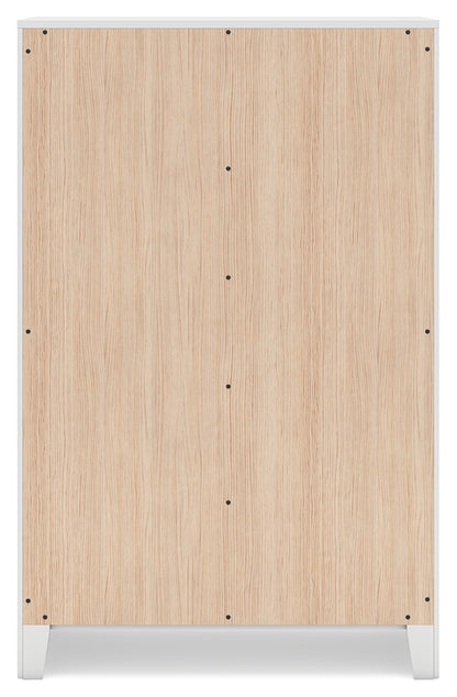 Binterglen White Full Panel Bed, Dresser, Chest and Nightstand - B427B17