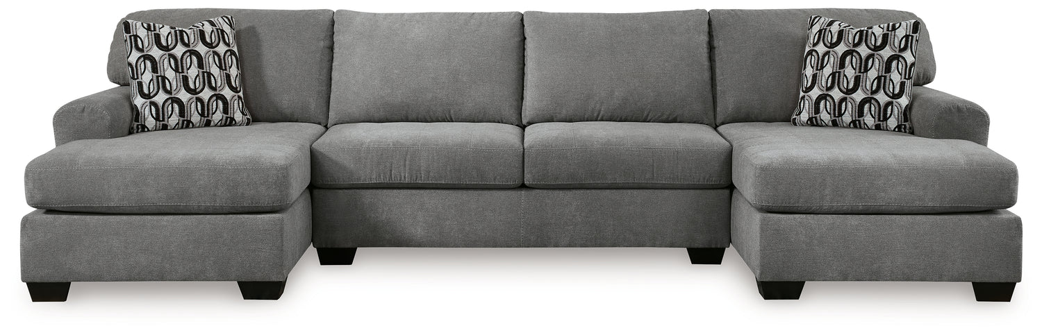 Birkdale Court Gray 3-Piece Sectional - 32402S3