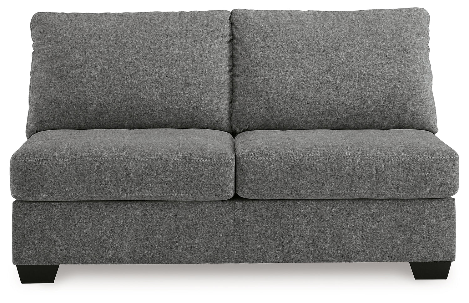 Birkdale Court Gray Armless Loveseat - 3240234