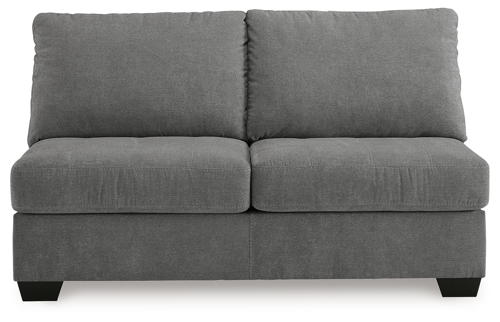 Birkdale Court Gray Armless Loveseat - 3240234