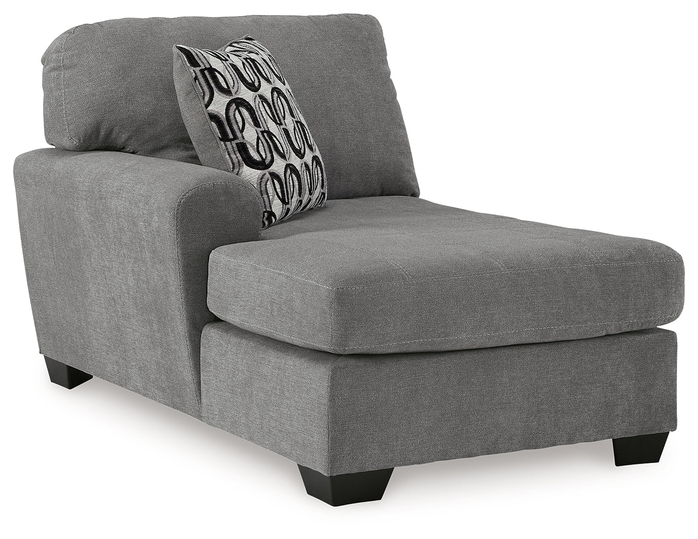 Birkdale Court Gray Left-Arm Facing Corner Chaise - 3240216