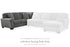 Birkdale Court Gray Left-Arm Facing Sofa - 3240266