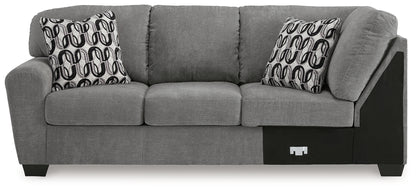 Birkdale Court Gray Left-Arm Facing Sofa - 3240266