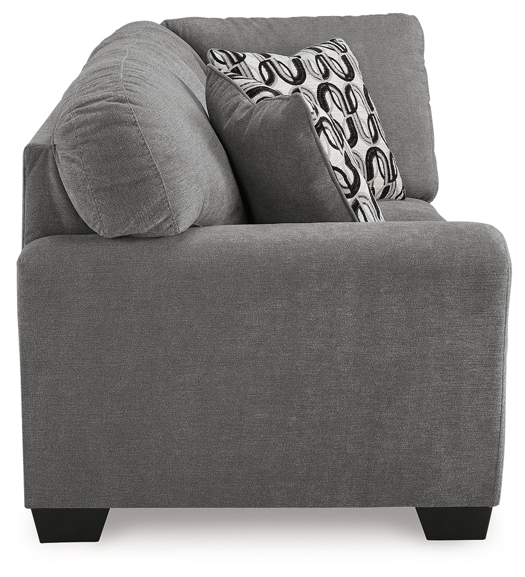 Birkdale Court Gray Left-Arm Facing Sofa - 3240266