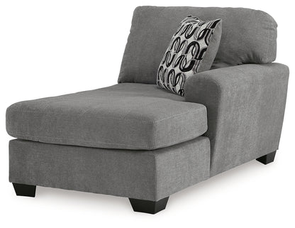 Birkdale Court Gray Right-Arm Facing Corner Chaise - 3240217