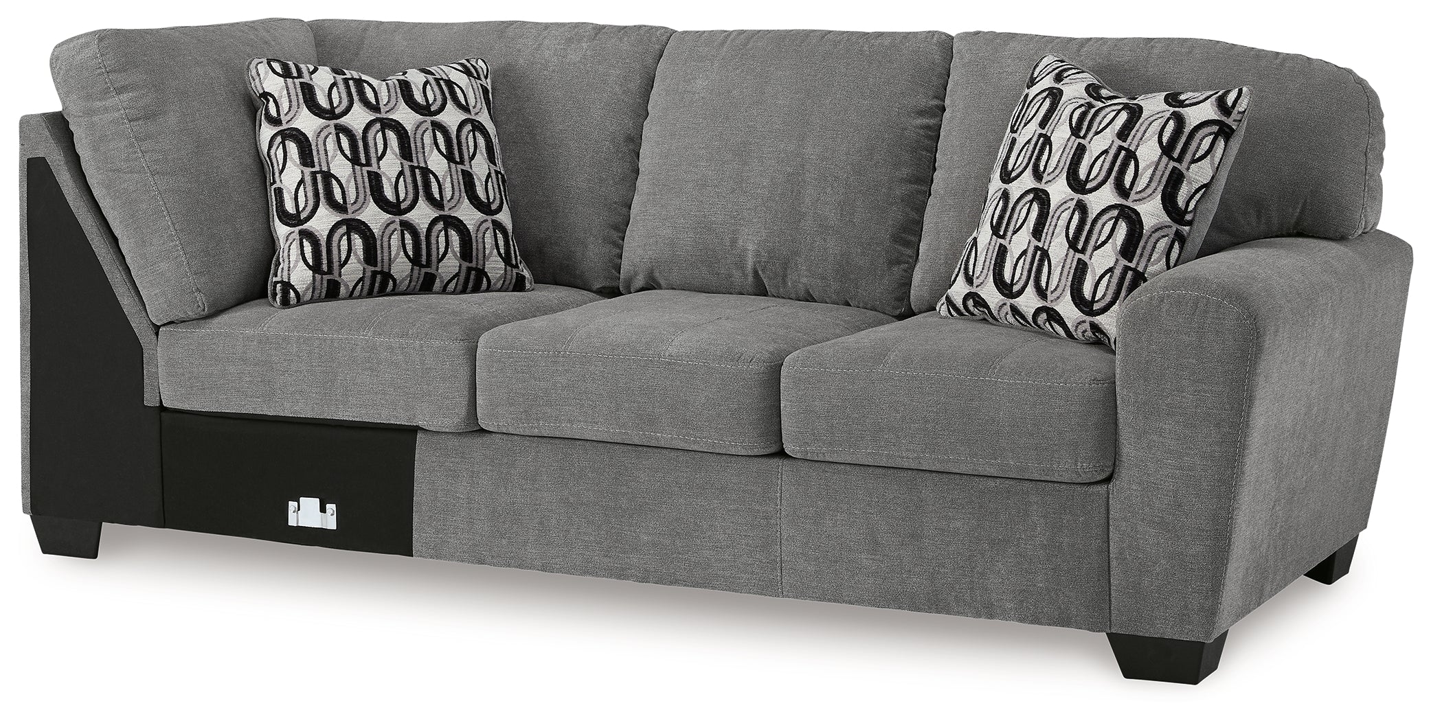 Birkdale Court Gray Right-Arm Facing Sofa - 3240267