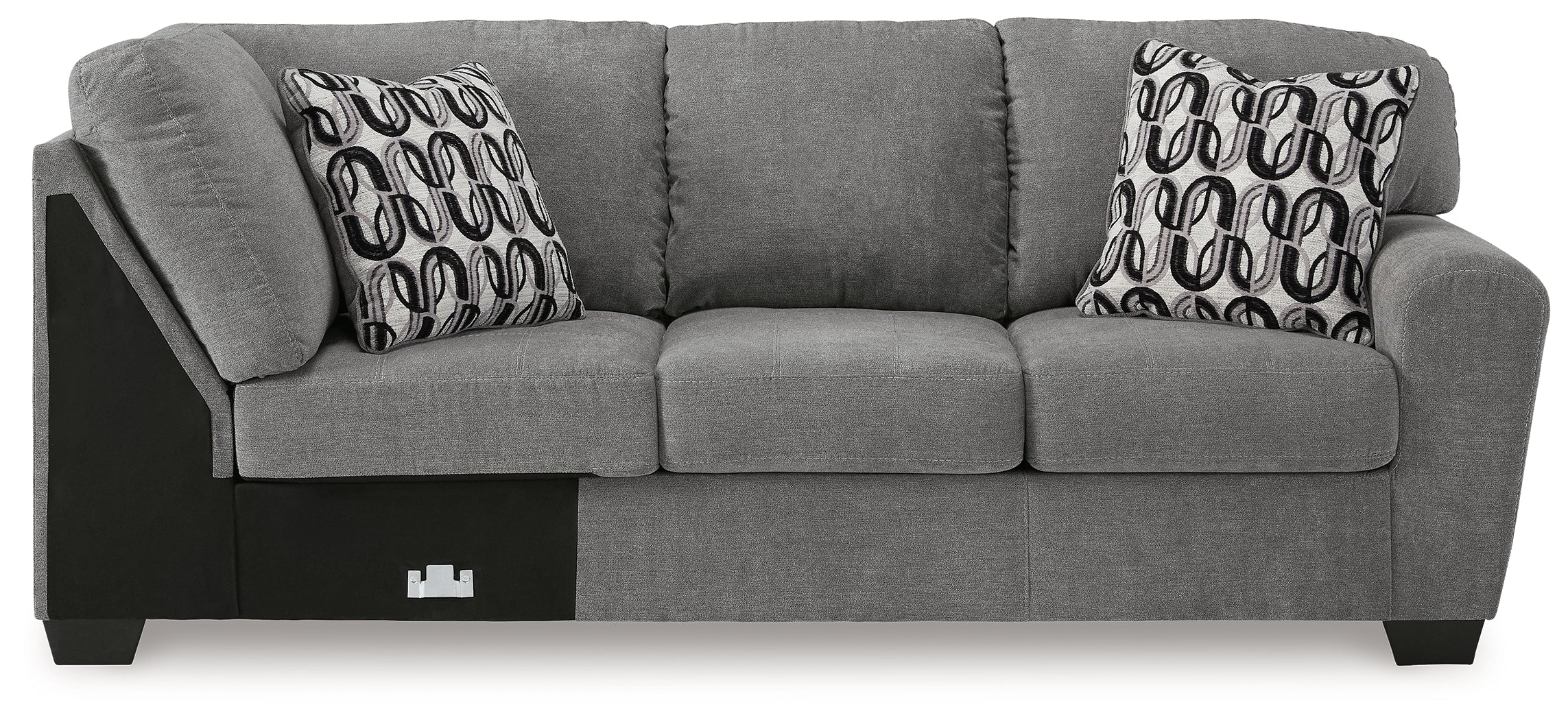 Birkdale Court Gray Right-Arm Facing Sofa - 3240267