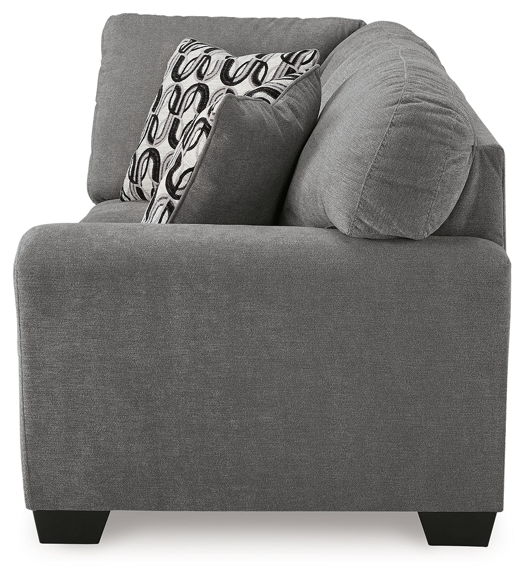 Birkdale Court Gray Right-Arm Facing Sofa - 3240267