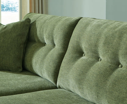 Bixler Sofa and Loveseat in Olive - PKG016464