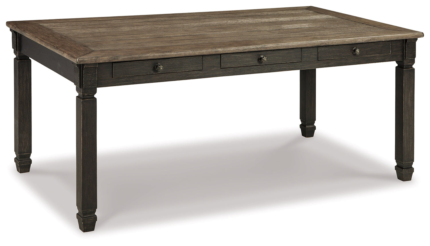 Tyler Creek Black/Grayish Brown Dining Table and 4 Chairs from Ashley - Luna Furniture