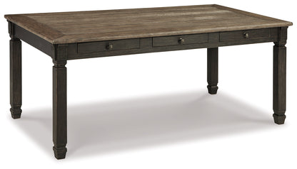 Tyler Creek Black/Grayish Brown Dining Table and 4 Chairs from Ashley - Luna Furniture