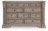 Blairhurst King Panel Bed, Dresser, Chest and 2  Nightstands - B916B11