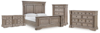 Blairhurst King Panel Bed, Dresser, Chest and 2  Nightstands - B916B11