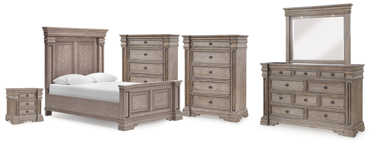 Blairhurst Queen Panel Bed, 2 Chests and 2 Nightstands - B916B12