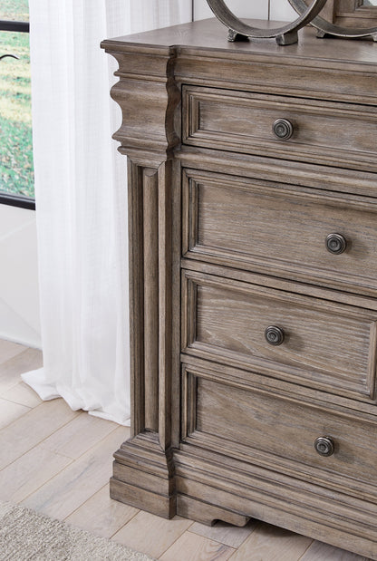 Blairhurst Queen Panel Bed with Dresser in Light Grayish Brown - PKG016988
