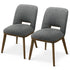 Blake Dark Grey Fabric Dining Chair (Set Of 2) - DCH00400601