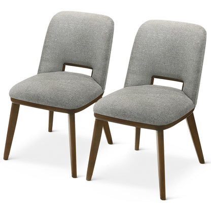 Blake Light Grey Fabric Dining Chair (Set Of 2) - DCH00400602