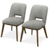 Blake Light Grey Fabric Dining Chair (Set Of 2) - DCH00400602