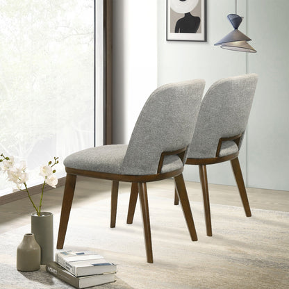 Blake Light Grey Fabric Dining Chair (Set Of 2) - DCH00400602