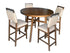 Blanche Counter Ht Chair Brown, Set of 2 - 2761BRN-S-24