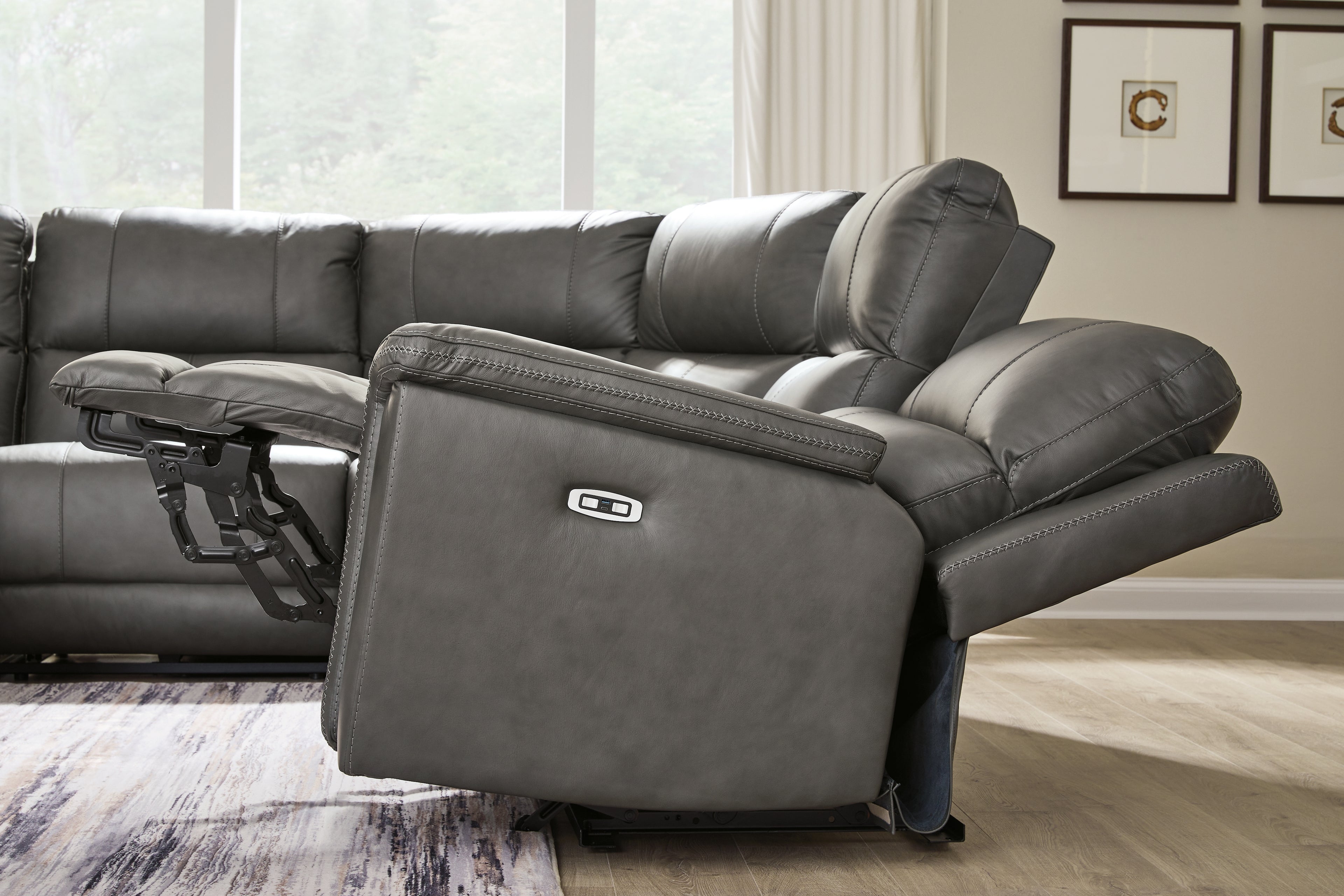 Bleckley Anchor 5-Piece Power Reclining Sectional - PCU12000S4