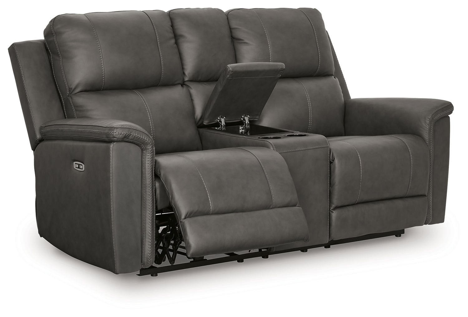 Bleckley Anchor Power Reclining Loveseat with Console - PCU1200018