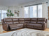 Bleckley Espresso 5-Piece Power Reclining Sectional - PCU12001S4