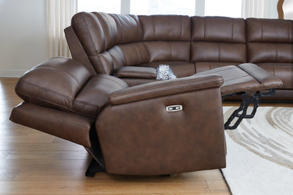 Bleckley Espresso 6-Piece Power Reclining Sectional - PCU12001S5