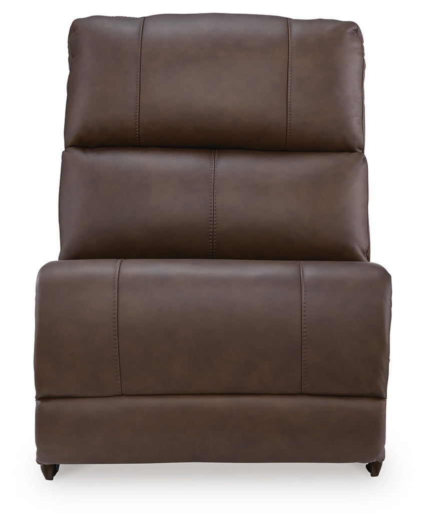 Bleckley Espresso Armless Chair - PCU1200146