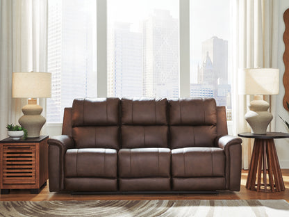Bleckley Espresso Power Reclining Sofa - PCU1200115
