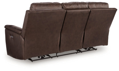 Bleckley Espresso Power Reclining Sofa - PCU1200115