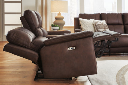 Bleckley Espresso Power Reclining Sofa - PCU1200115