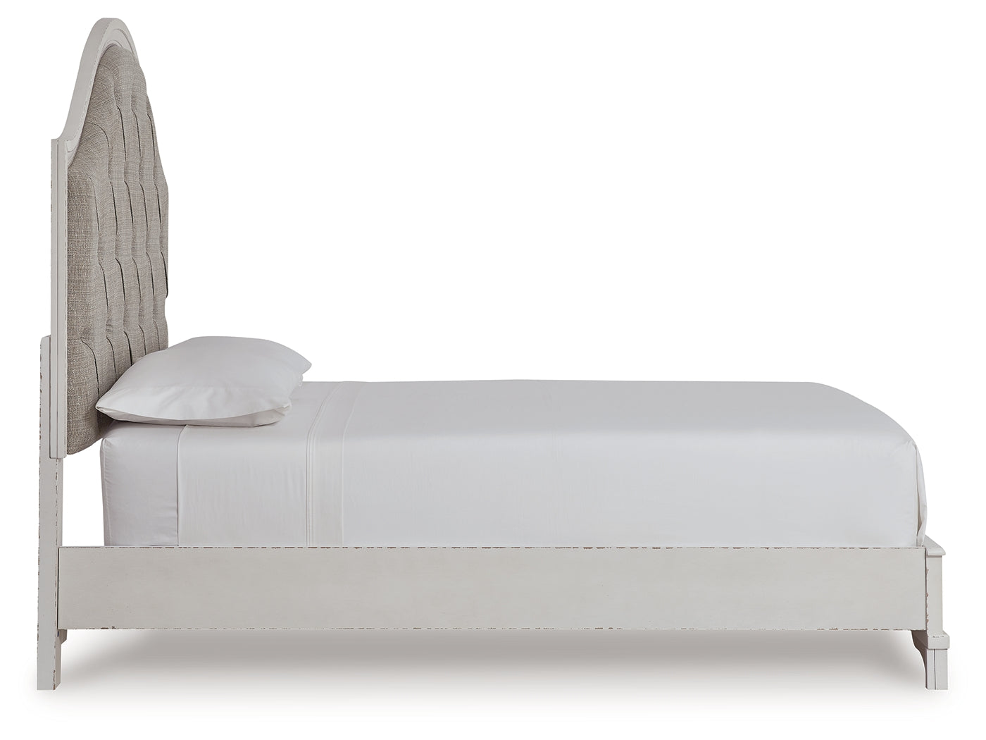 Blendon Rustic Brown Queen Upholstered Panel Bed - B747B2