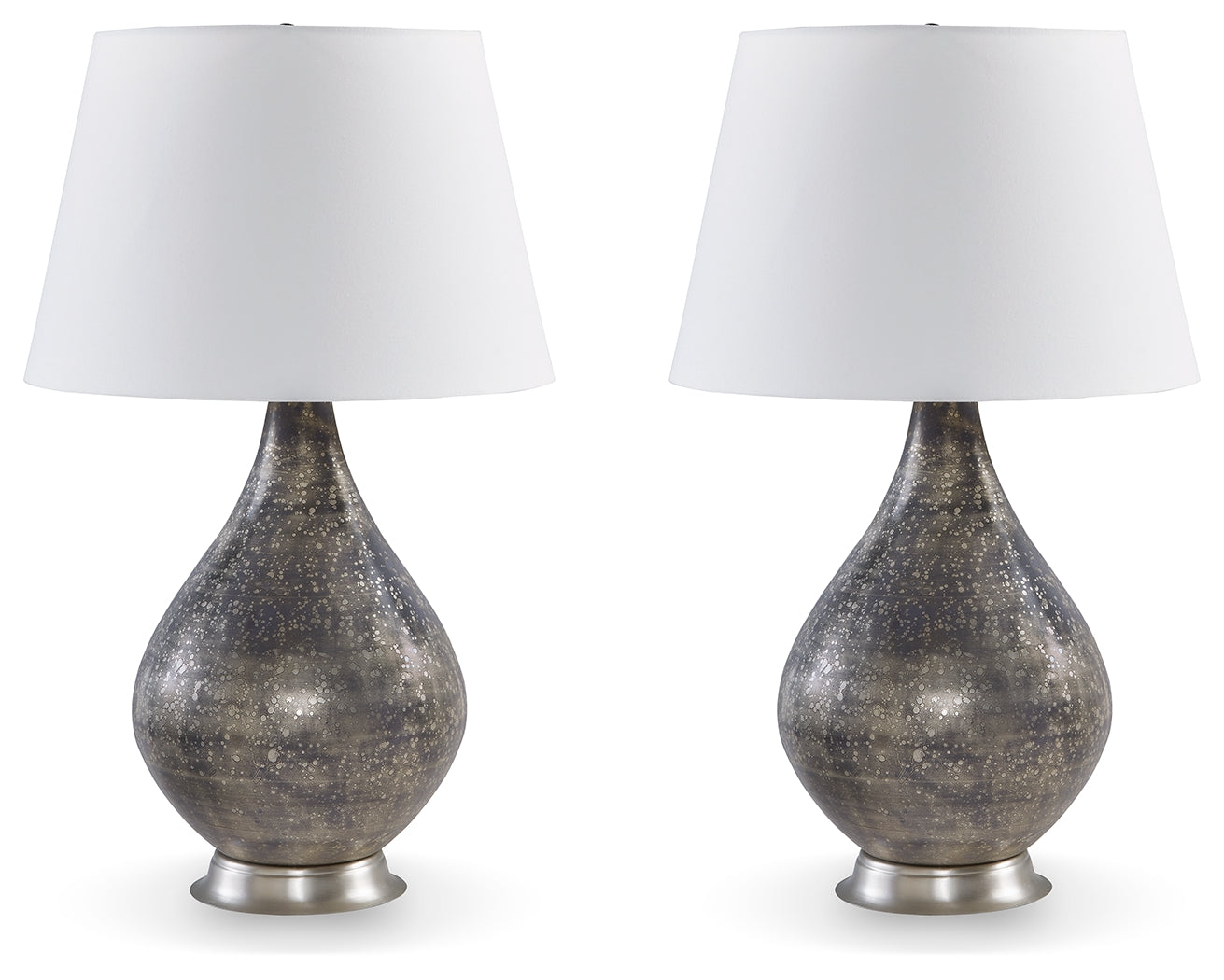 Bluacy 2-Piece Table Lamp Set in Antique Gray - PKG015583