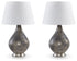 Bluacy 2-Piece Table Lamp Set in Antique Gray - PKG015583