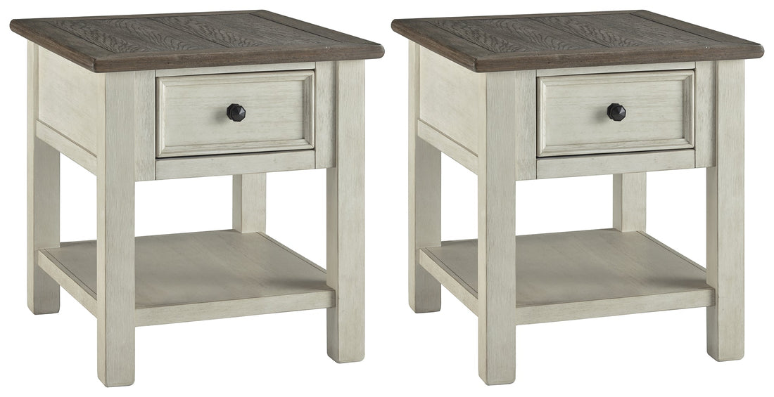 Bolanburg 2 End Tables in Two-tone - PKG008535