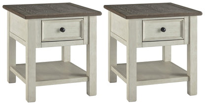 Bolanburg 2 End Tables in Two-tone - PKG008535
