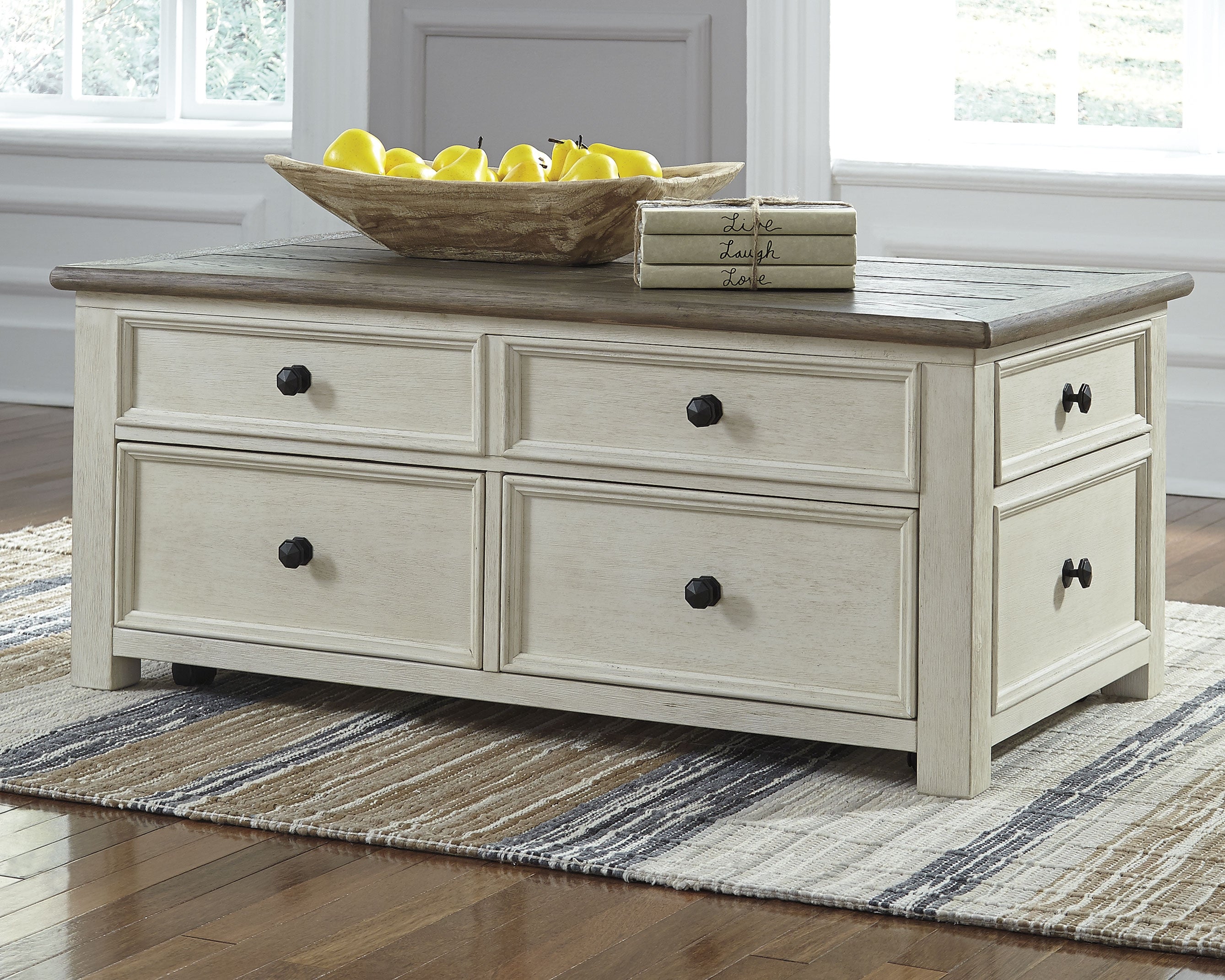 Bolanburg Coffee Table with 1 End Table in Two-tone - PKG008657