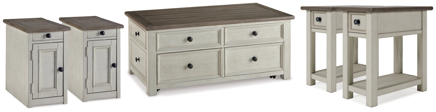 Bolanburg Two-tone 5-Piece Occasional Table Set - T637T5