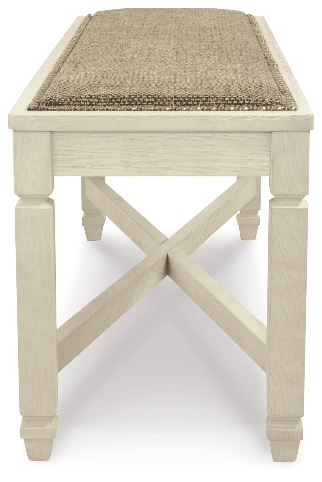 Bolanburg Two-tone Dining Table, 4 Chairs, Bench, Server and Display Cabinet - D647D24