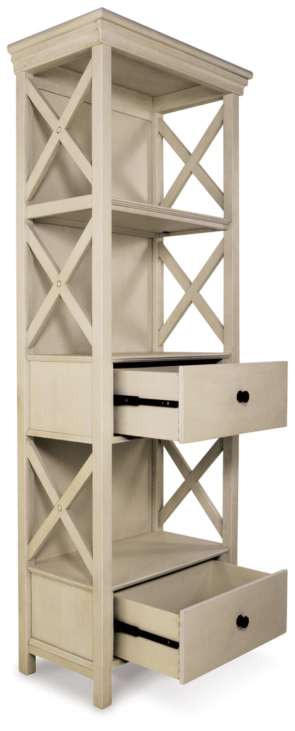 Bolanburg Two-tone Dining Table, 4 Chairs, Bench, Server and Display Cabinet - D647D24