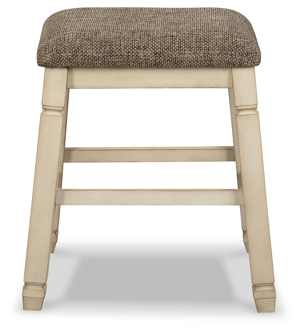 Bolanburg Two-tone Dining Table with 8 Chairs and Bench with Server and 2 Stools - D647D28