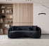 Bonita Black Velvet Sofa 91" - BONITABLACKVL-S