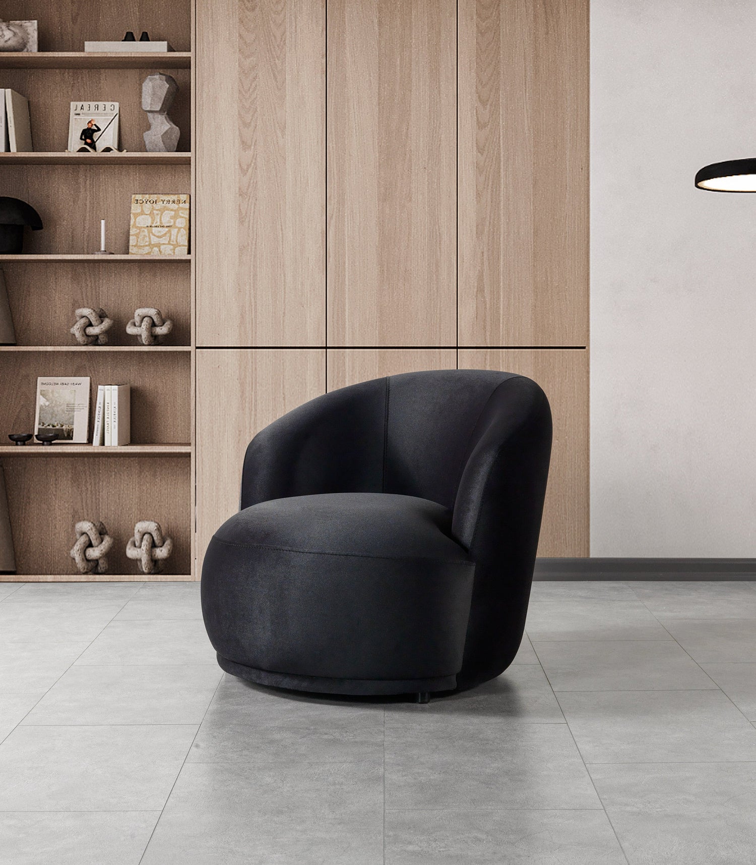 Bonita Black Velvet Sofa 91" &amp; Loveseat 81" [ETA: 9/10] - BONITABLACKVL-SL