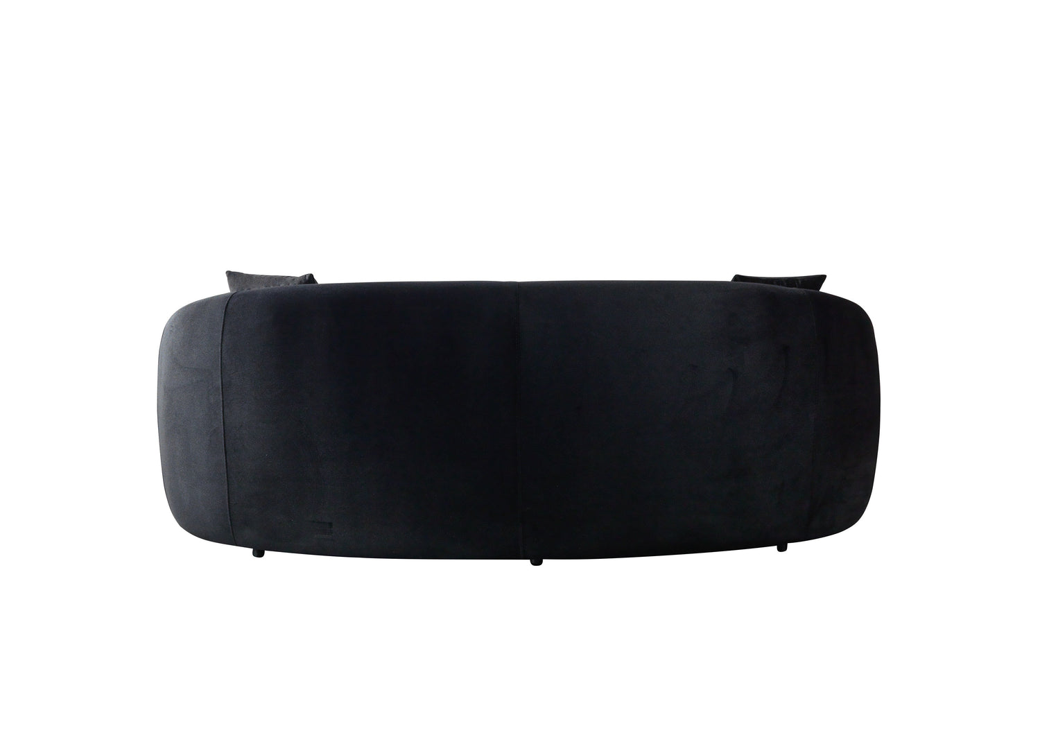 Bonita Black Velvet Sofa 91" &amp; Loveseat 81" [ETA: 9/10] - BONITABLACKVL-SL
