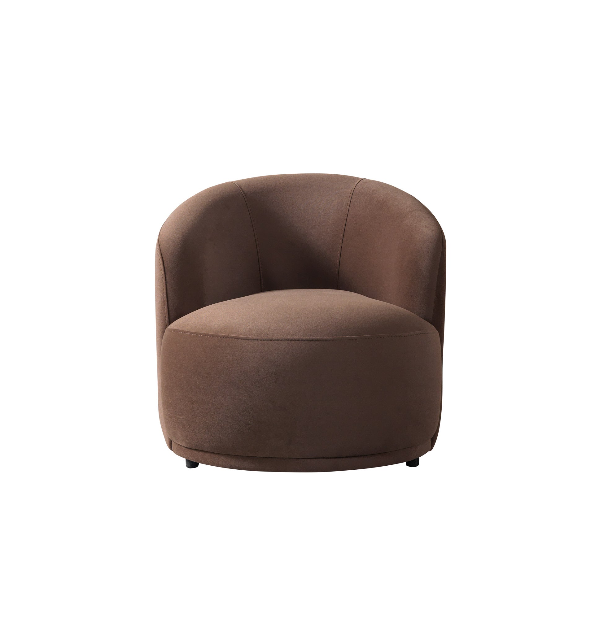 Bonita Coffee Velvet Accent Chair - BONITACOFFEEVL-C
