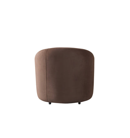 Bonita Coffee Velvet Accent Chair - BONITACOFFEEVL-C