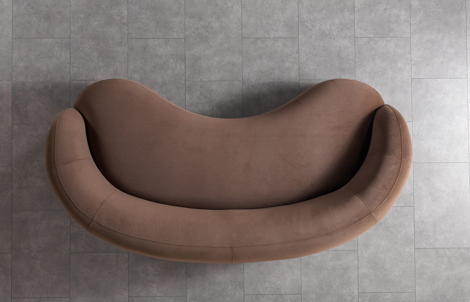 Bonita Coffee Velvet Sofa 91" - BONITACOFFEEVL-S