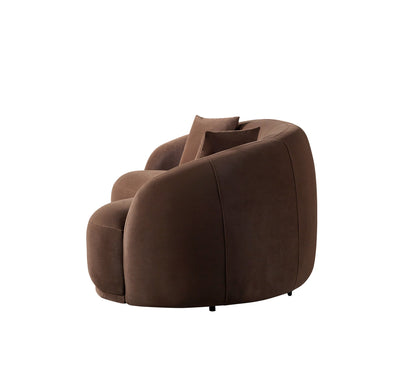 Bonita Coffee Velvet Sofa 91" - BONITACOFFEEVL-S